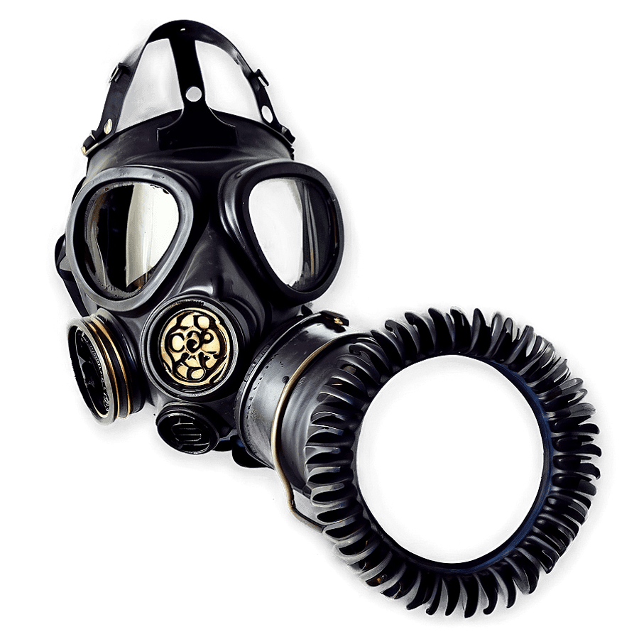 Gas Mask with Goggles PNG 61