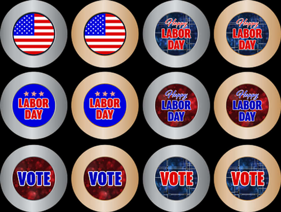American Patriotic Buttons Collection