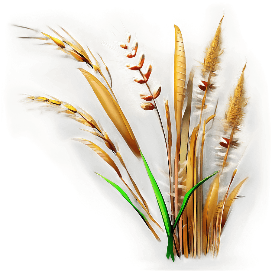 Tall Grass in Autumn PNG epf