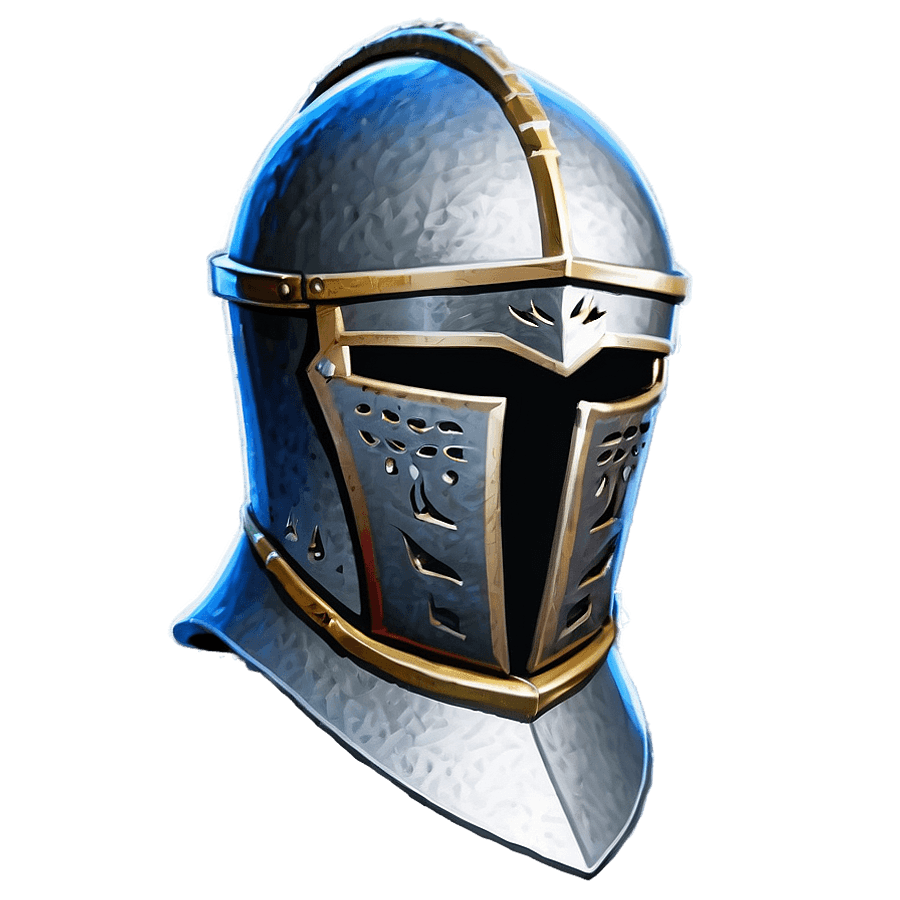 Cartoon Knight Helmet PNG agi42