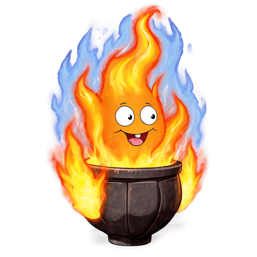 Magic Calcifer Artwork PNG 36