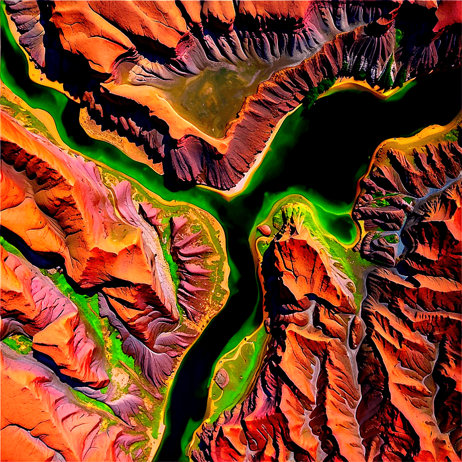 Utah San Rafael Swell Aerial PNG khq