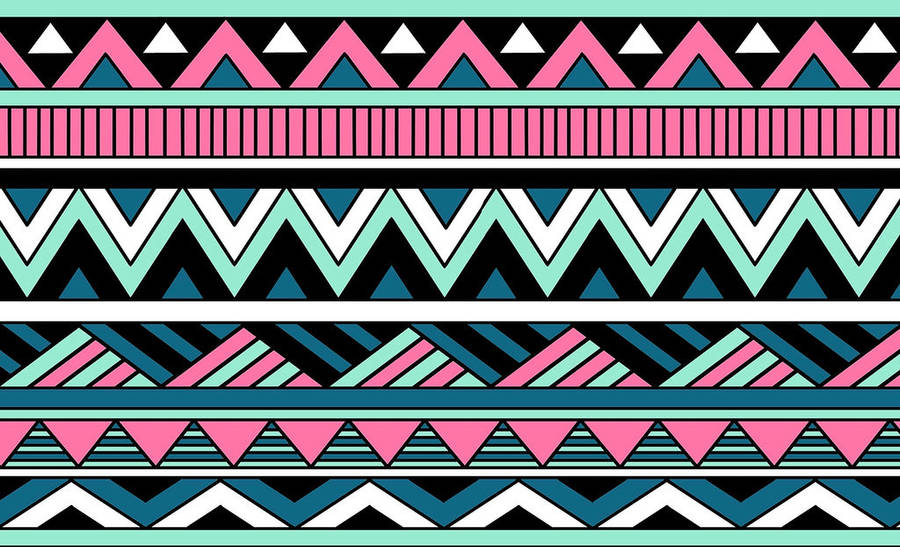 Tribal pattern vector art wallpaper 