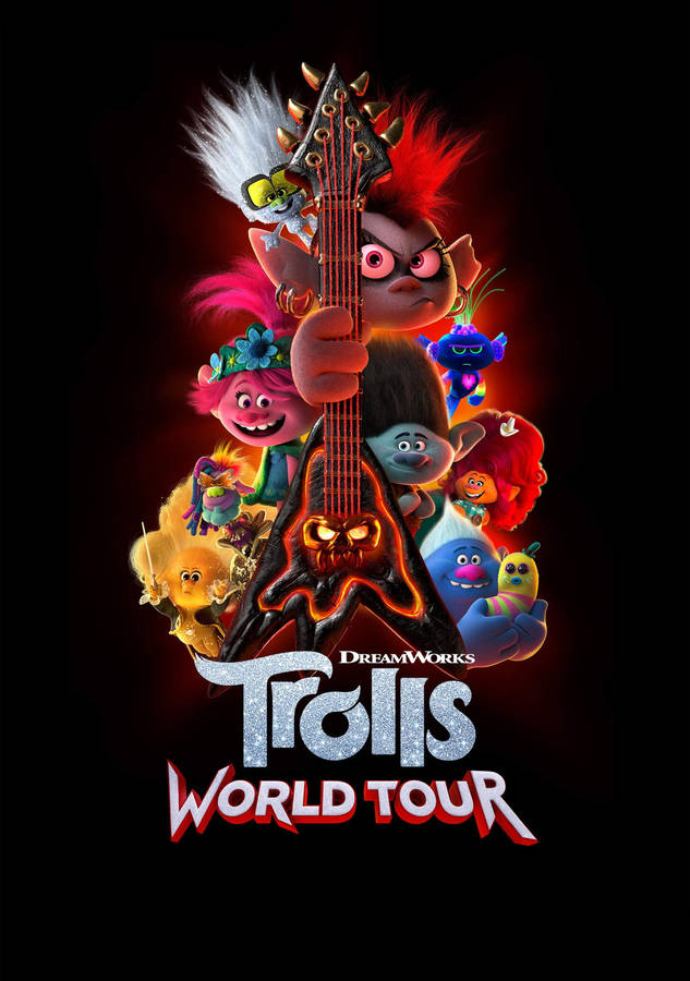 Download Troll World Tour Poster Wallpaper | Wallpapers.com