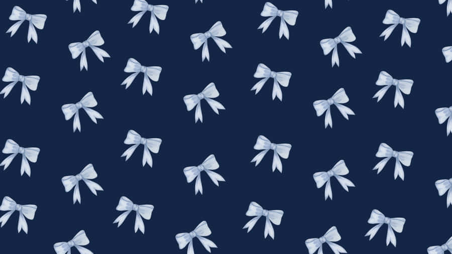 Blå Slips Mönster Design
