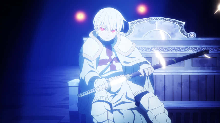 Sho Kusakabe Anime-Charakter mit Schwert
