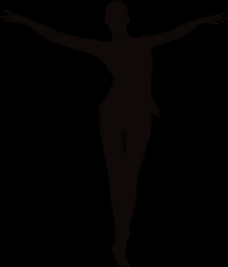 Elegant Ballerina Silhouette