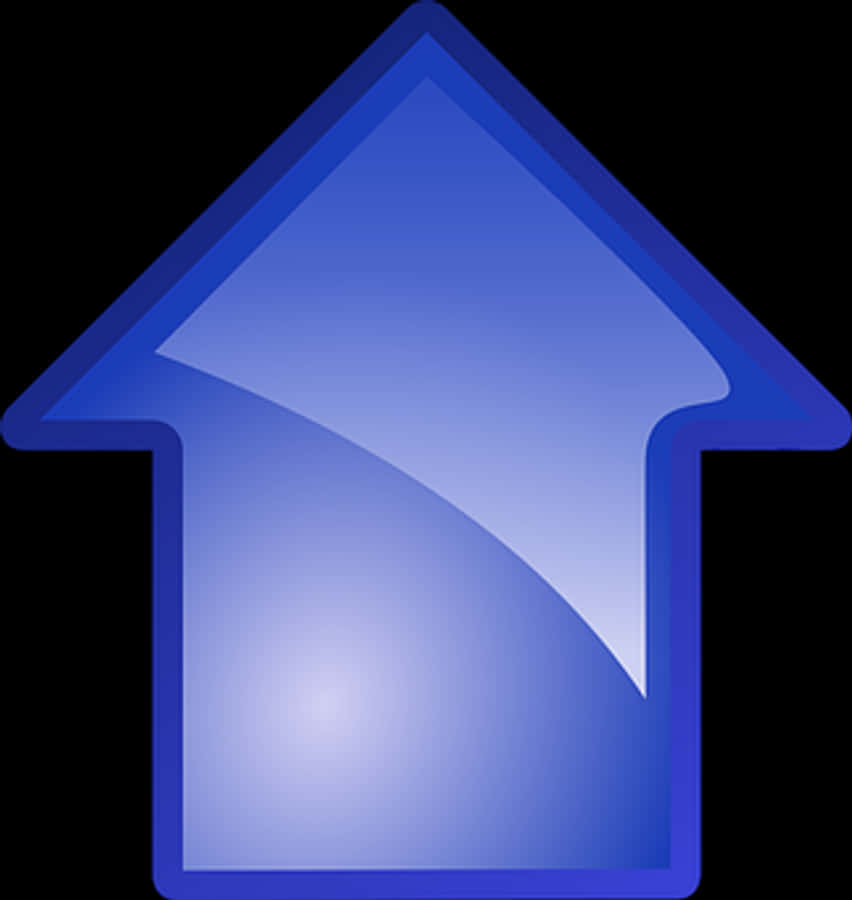 Blue Upward Arrow Icon