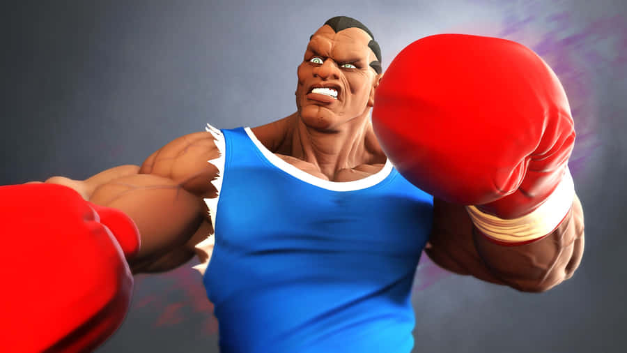 Street Fighter Balrog Pronto para Lutar