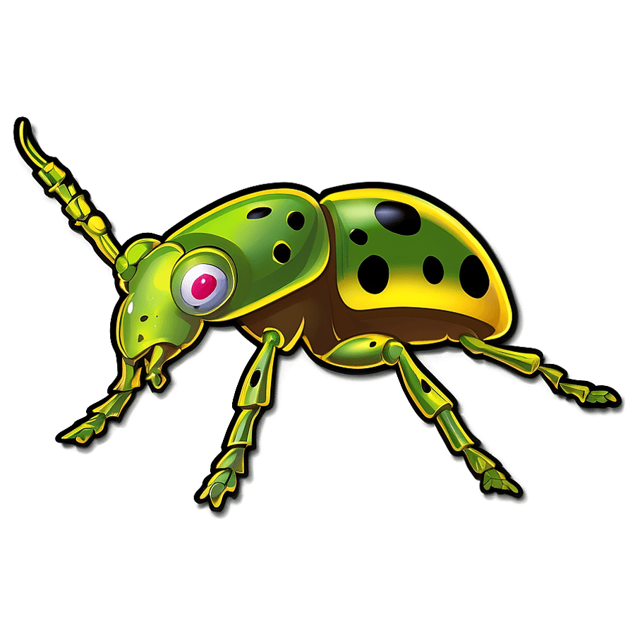 Comic Style Weevil PNG hia80