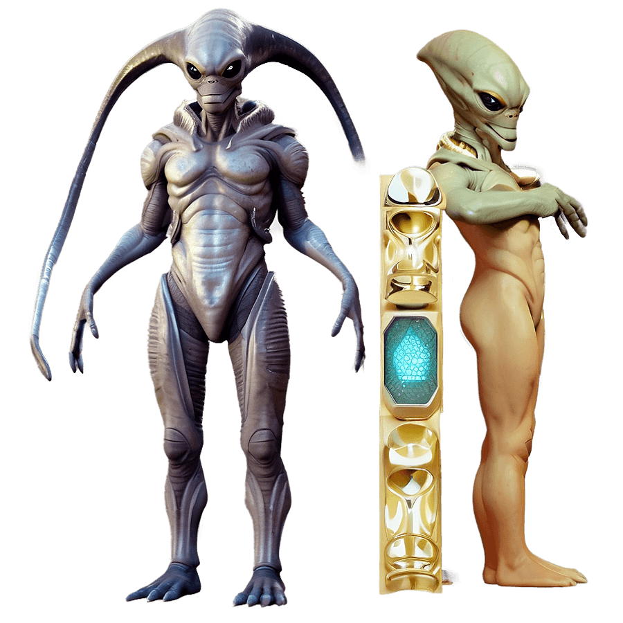 Charming Space Alien PNG lto