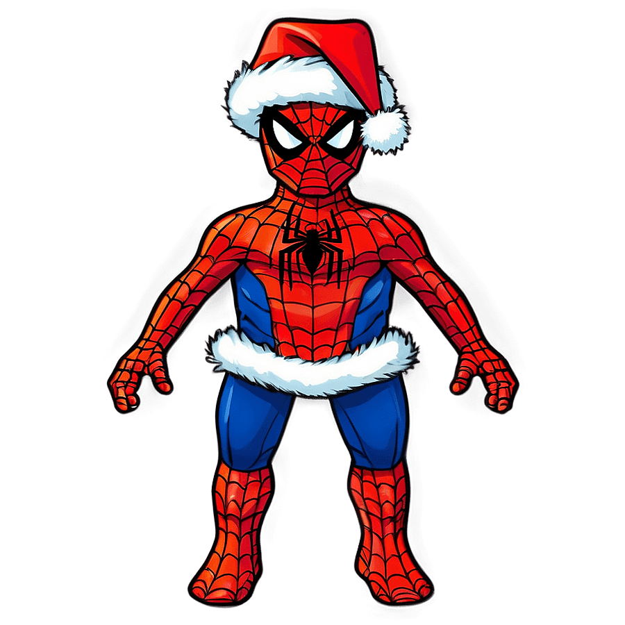Spiderman Christmas Adventure PNG 24