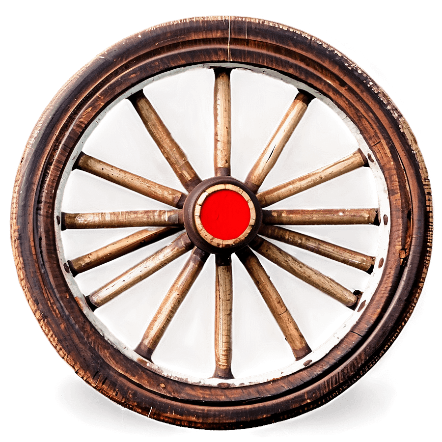 Country Style Wagon Wheel PNG rab64