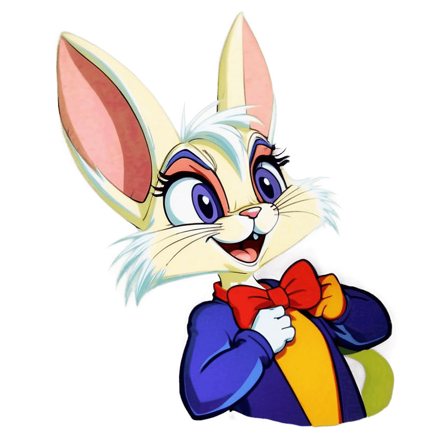 Lola Bunny Retro Design PNG 45