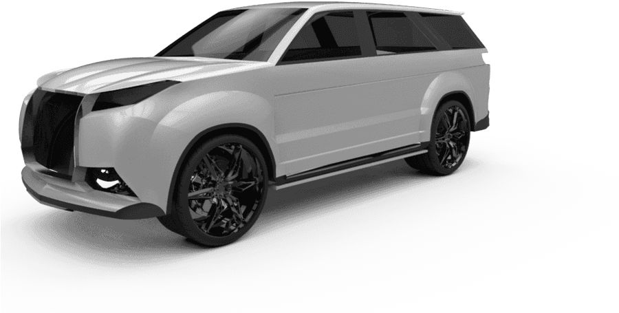Futuristic S U V Concept3 D Render