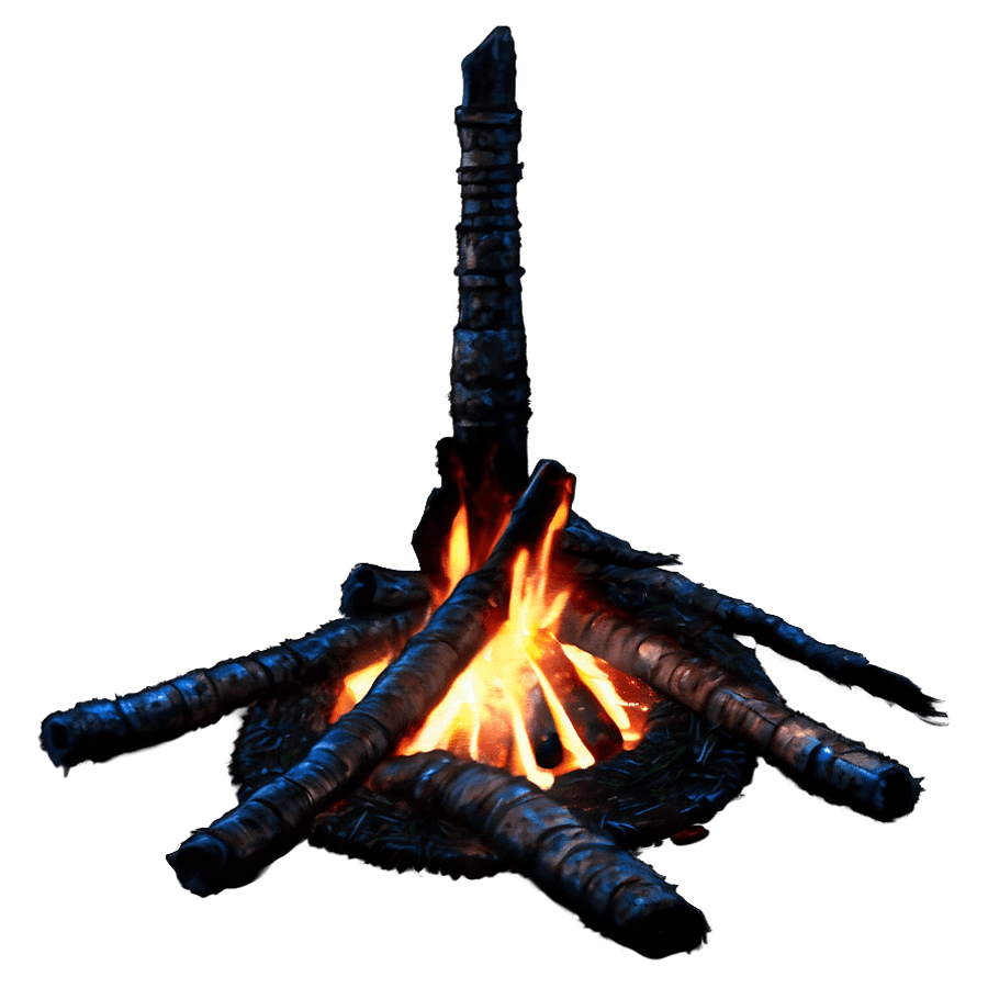 Dark Souls Bonfire High Resolution PNG 06292024