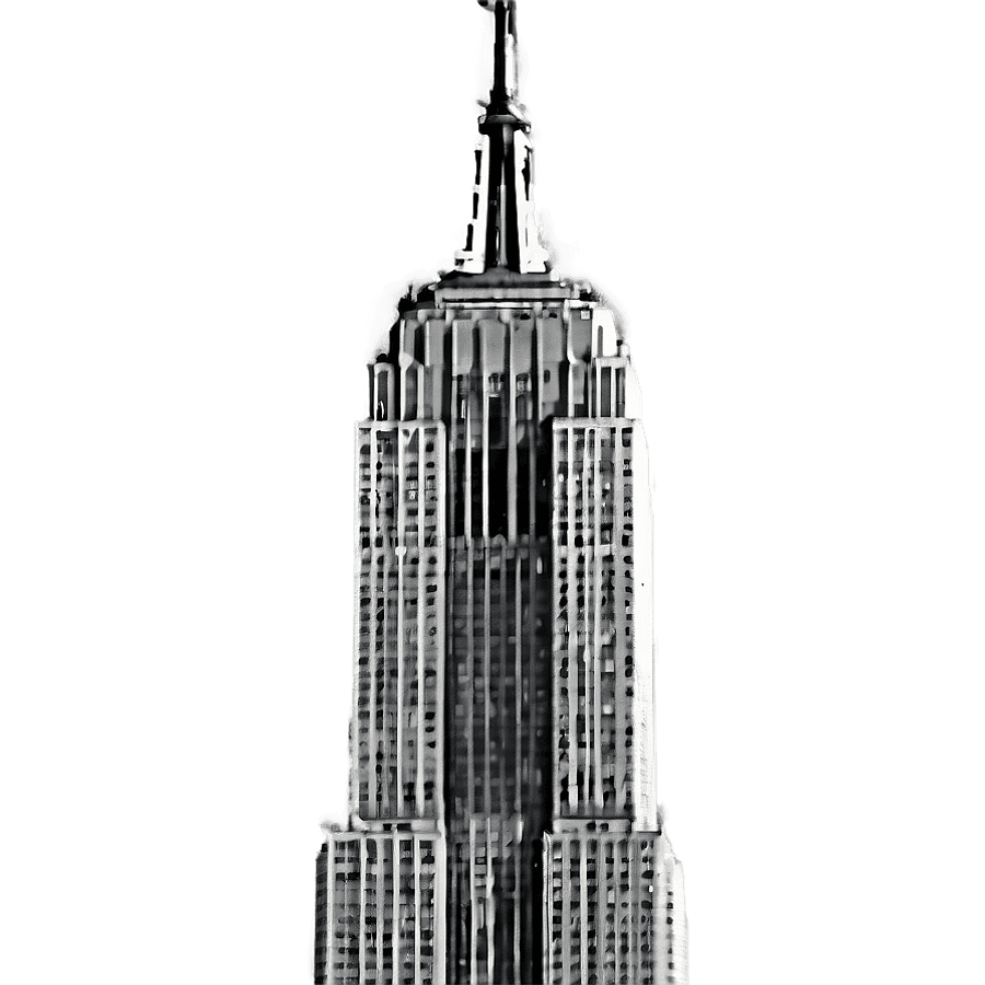 Empire State Building Historical Photo PNG pym71