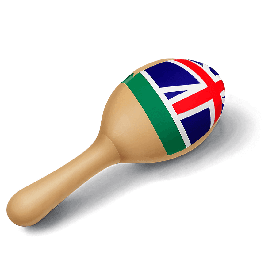 Maracas with Flags PNG 05252024