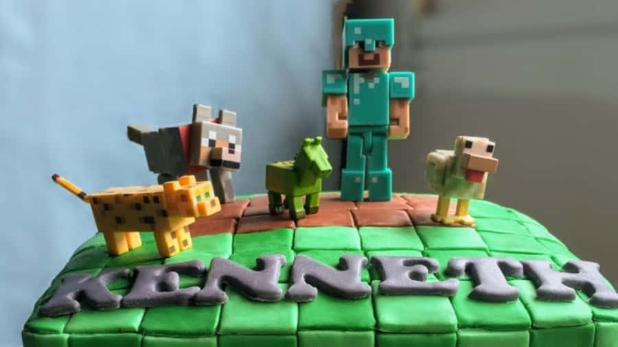 Minecraftkage til Kenneth.