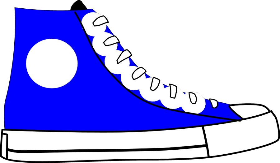 All Star Converse, Shoe, Sports Shoes, Blue, Sport - Pete The Cat Red Shoe, HD Png Download