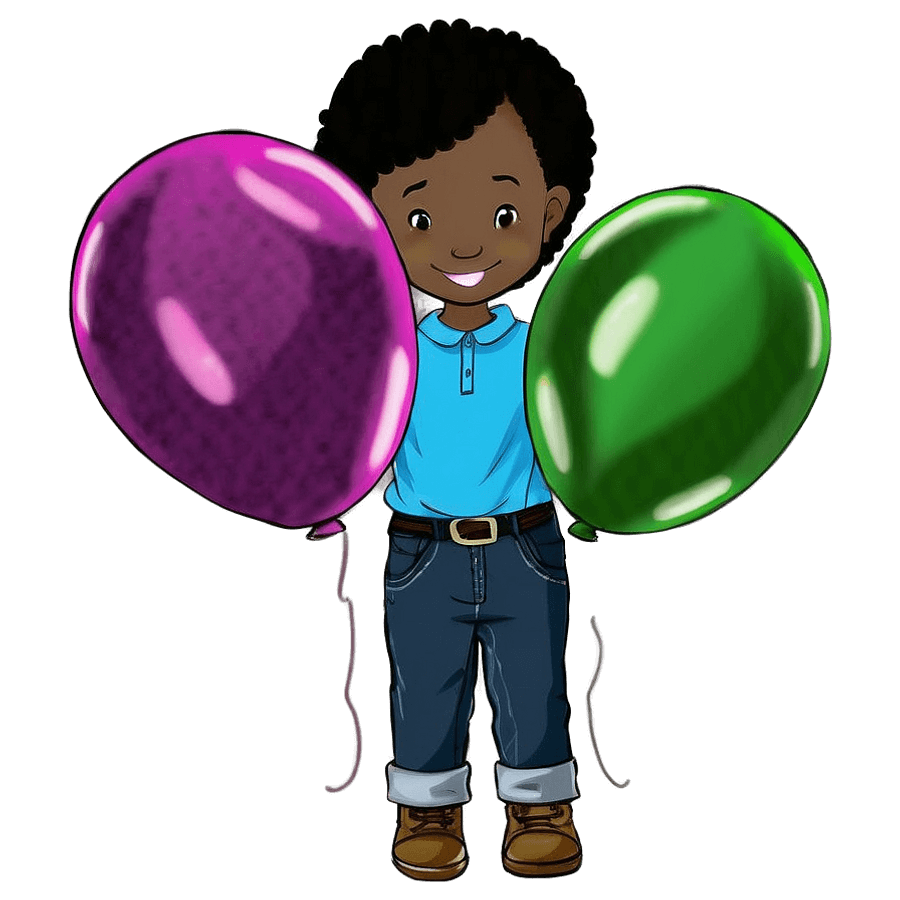Giant Birthday Balloons PNG qyp