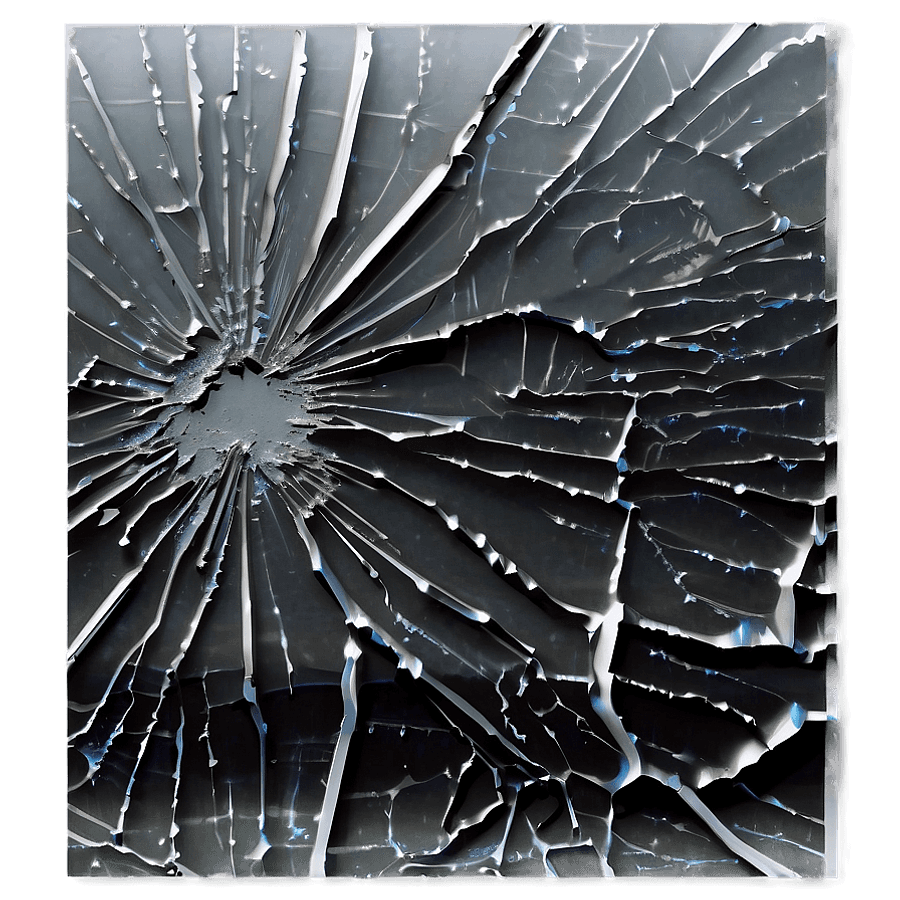 Cracked Screen Realistic Image PNG uor