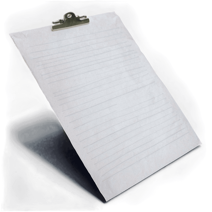 Empty Paper Sheet PNG 05262024