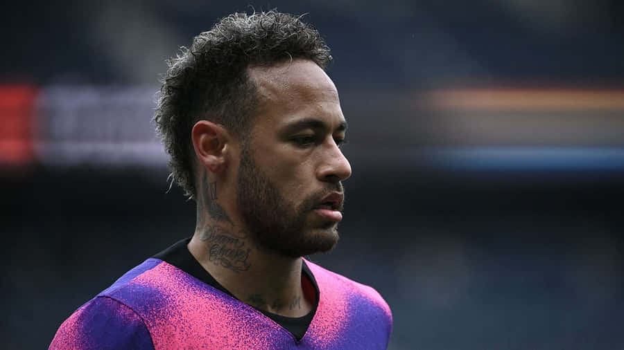 Neymar Profil mit Bart