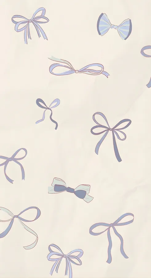 Purple Bow Pattern Design