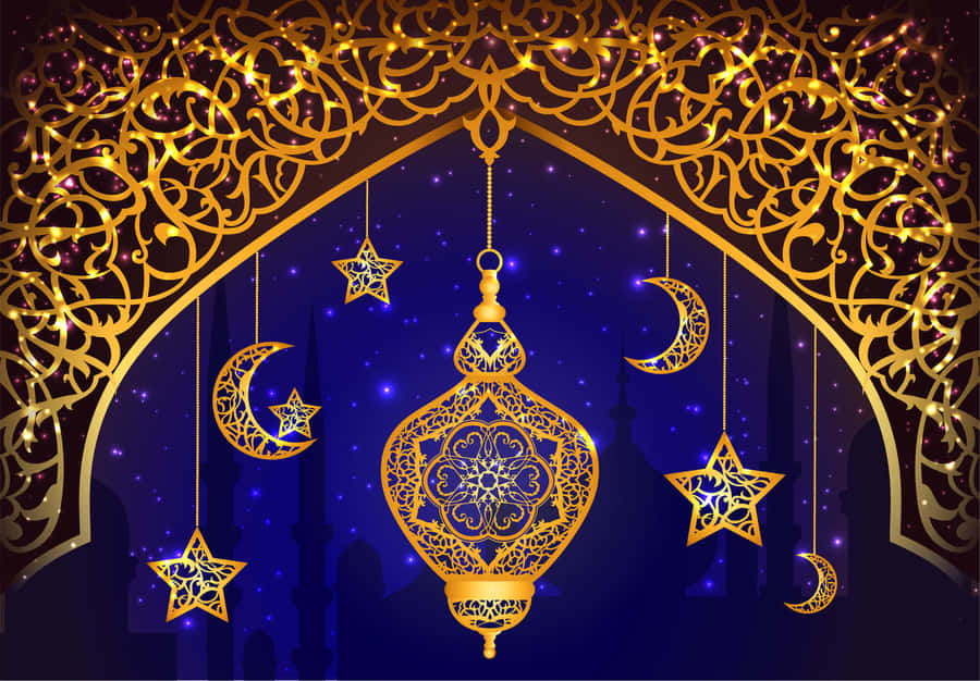 Ramadan Goldene Ornament Architektur