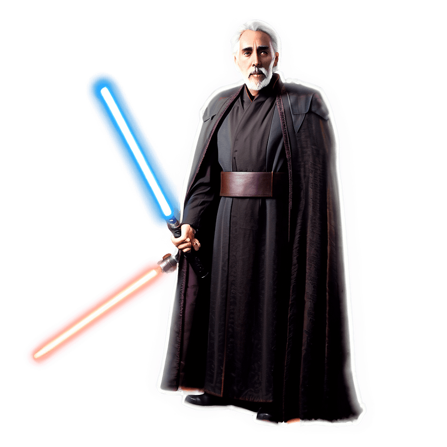 Count Dooku in Robes PNG 71