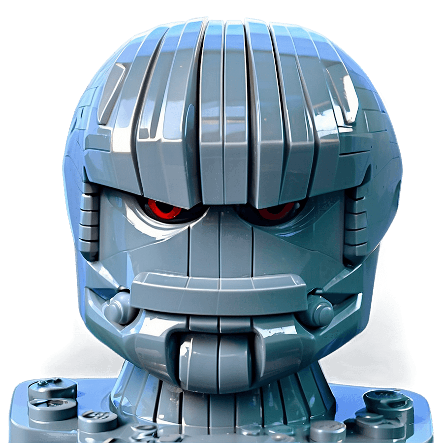 Detailed Lego Head PNG mfo