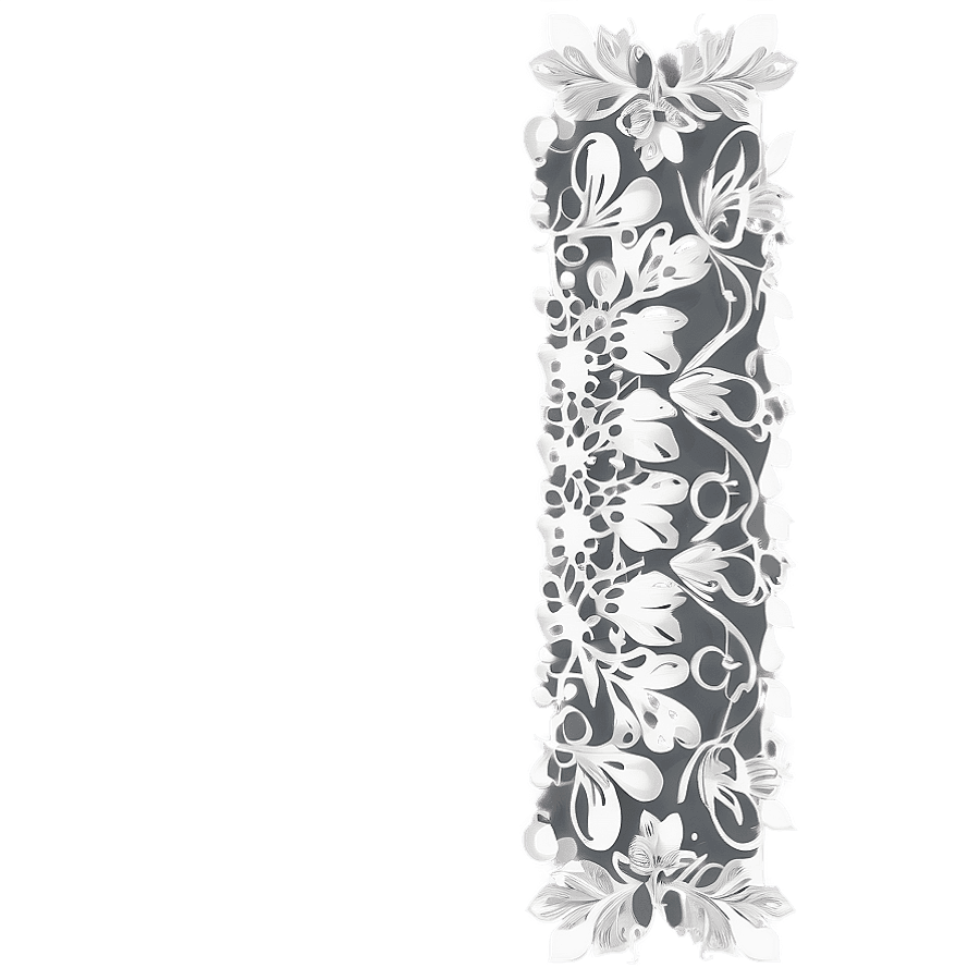 Bridal Lace Border PNG dkc38