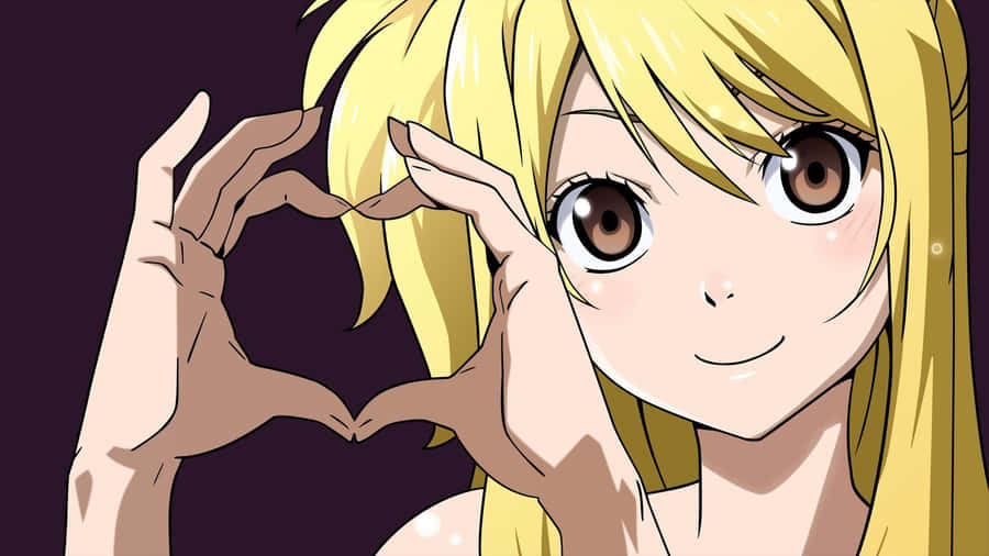 LucyHeartfilia 1920 x 1080 tapet