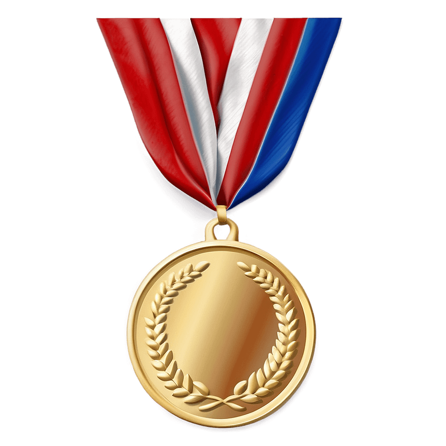 Gold Medal Decoration PNG ysy31