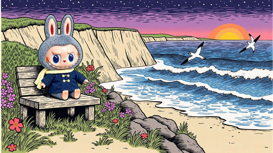 Labubu am Meer