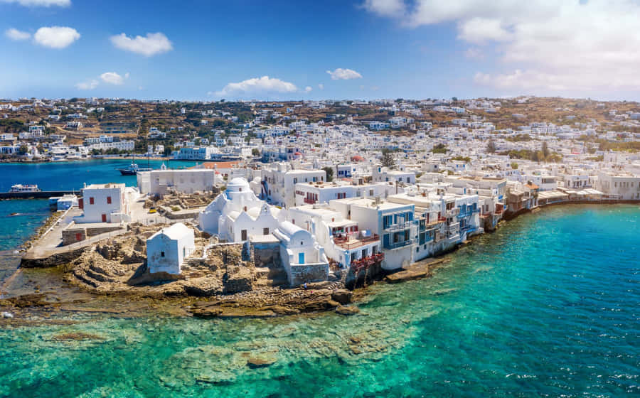 GriechischerStrand 1920 x 1194 Hintergrundbild.