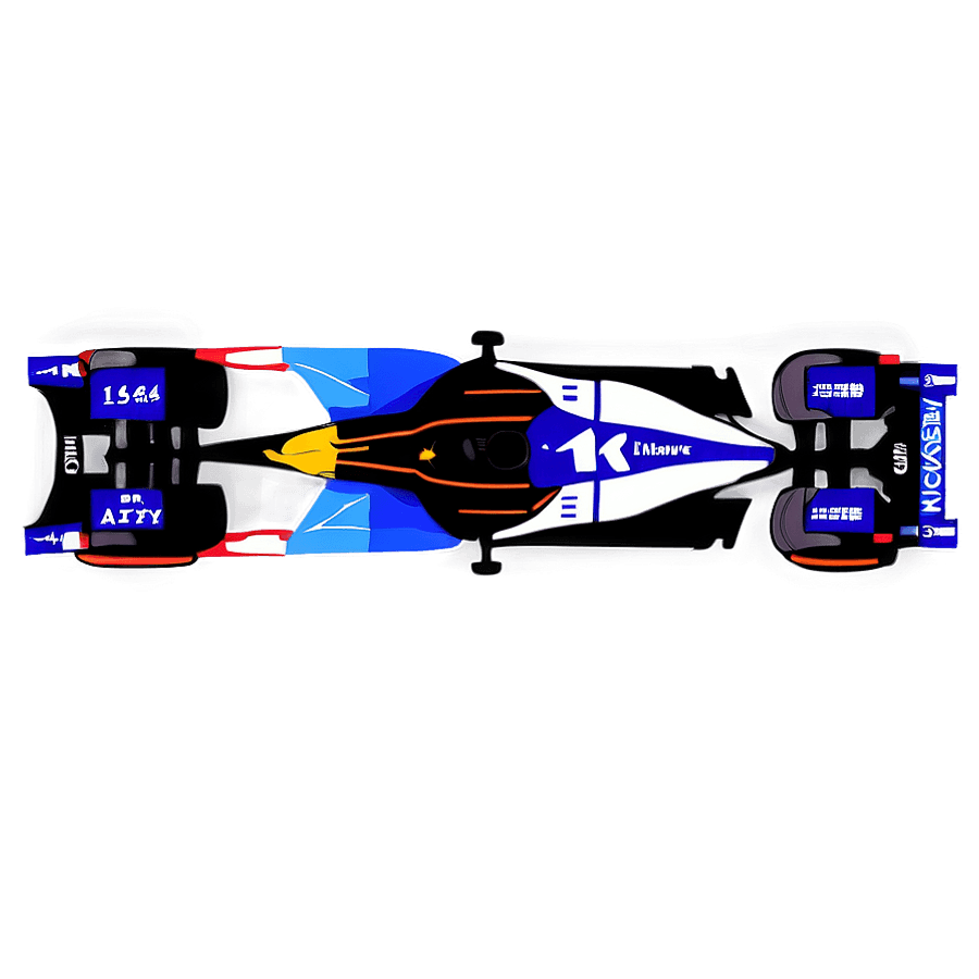 F1 Car Under the Lights PNG utf20