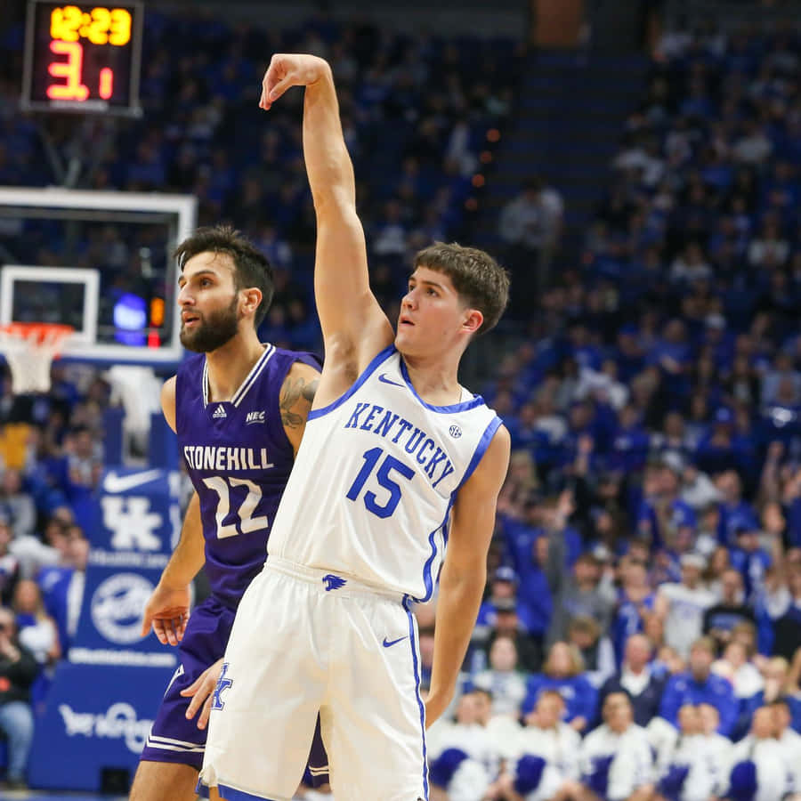 Kentucky Basketballspieler Freiwurf