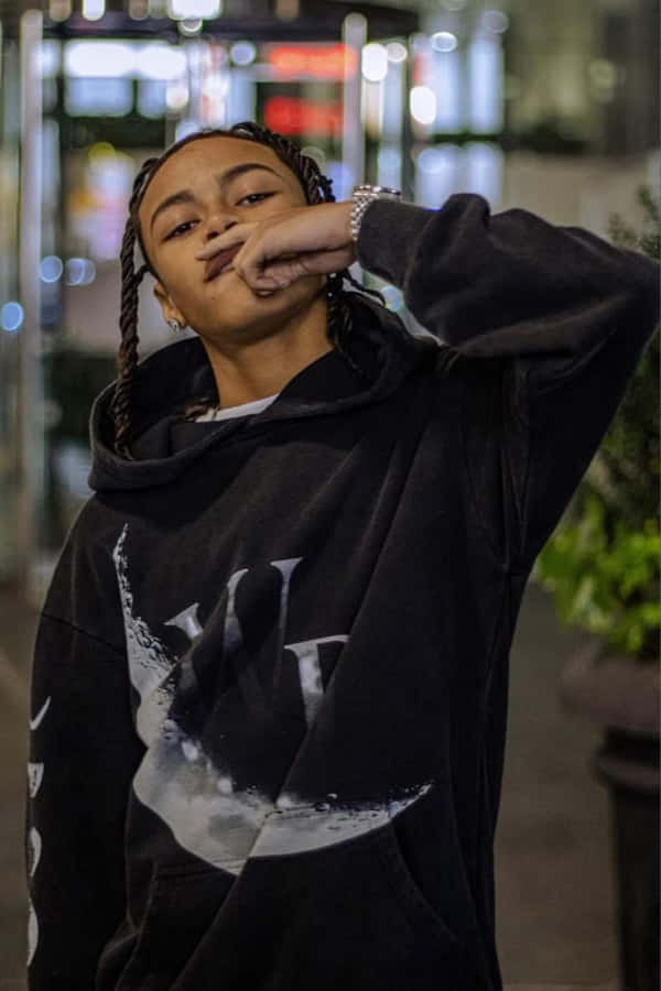 Ritratto di Stile Urbano Notturno