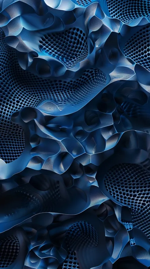 Abstract Blue3 D Texture