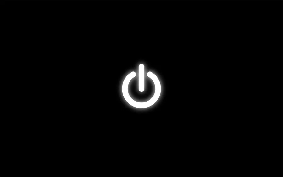 Total Black With Power Button