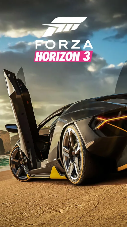 Forza iPhone Black Scissor Door Car