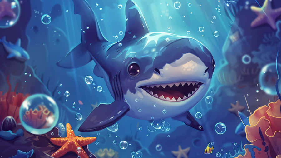 Carinissimo Baby Shark Sott'acqua