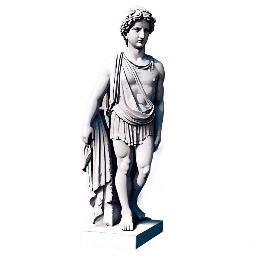 Greek Statue Sketch PNG 56