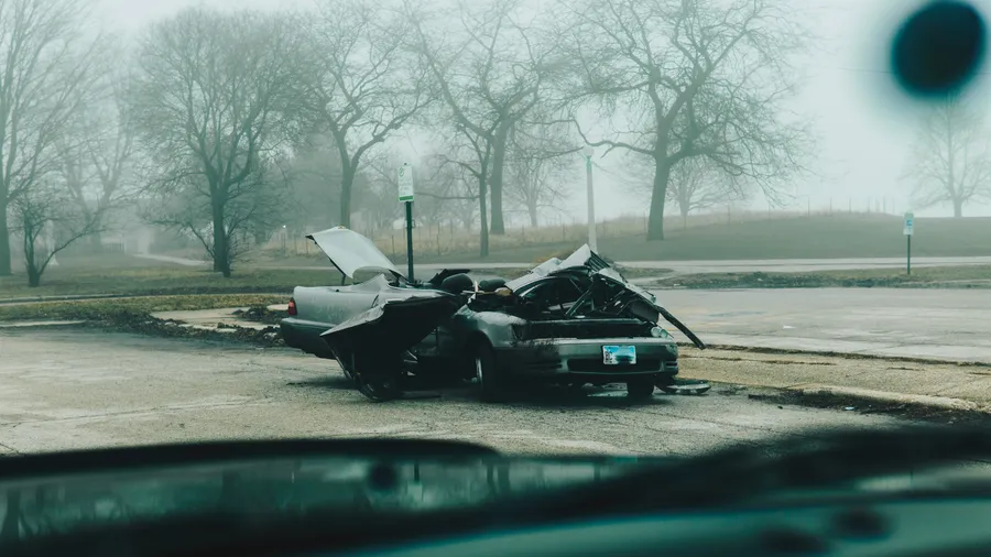 Leveled Car Accident
