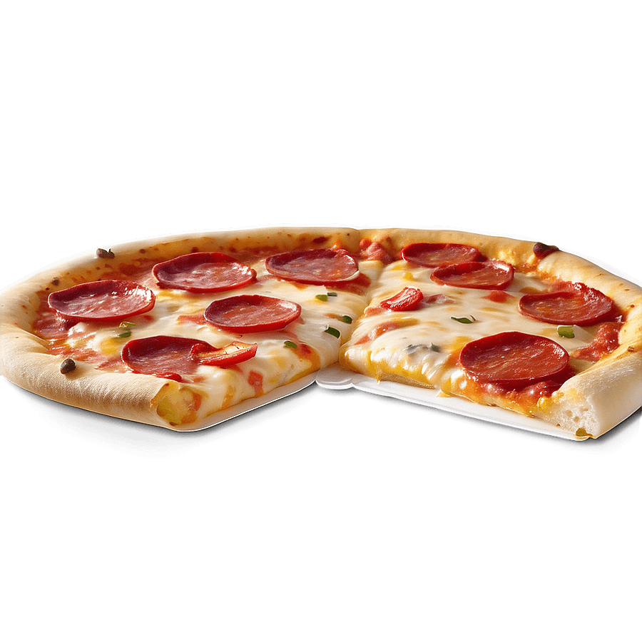 Pepperoni Pizza Table PNG kno