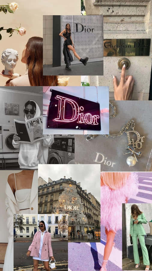 Collage Estetico del Marchio Dior