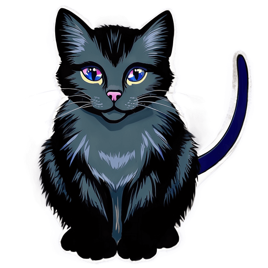 El Gato Shadow Cat PNG 79