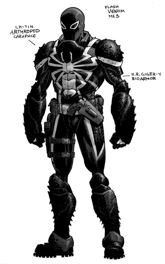 Papelde parede do Flash Thompson 627 x 1000.